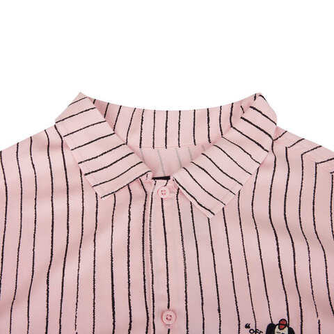 VANS范斯2025男子DOG STRIPE SS SHIRT短袖衬衫VN000QF5FAY