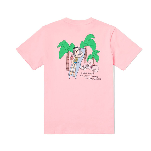 VANS范斯2025女子RABBIT SS TEE针织无领短TVN000QF6EGP