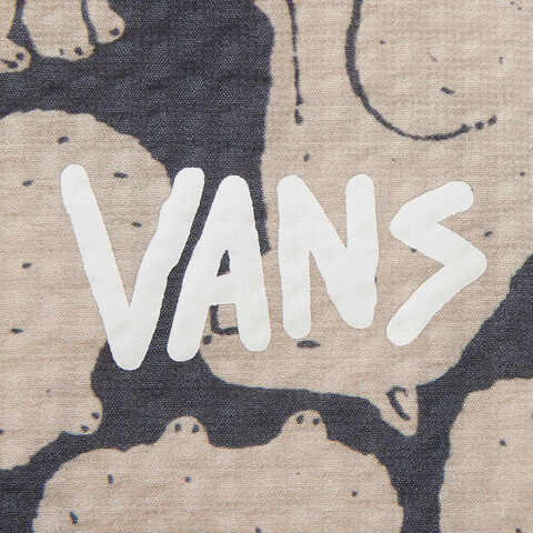 VANS范斯2025男子CAPYBARA AOP SHIRT短袖衬衫VN000RNNPLA