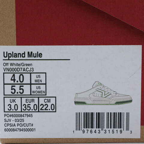 VANS范斯2025中性Upland MuleCLVN000D7ACJ3