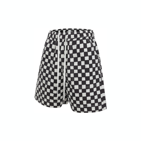 VANS范斯2025女子DOODLE CHECKER SHORTS梭织短裤VN000QF7FBA