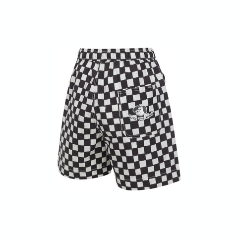 VANS范斯2025女子DOODLE CHECKER SHORTS梭织短裤VN000QF7FBA