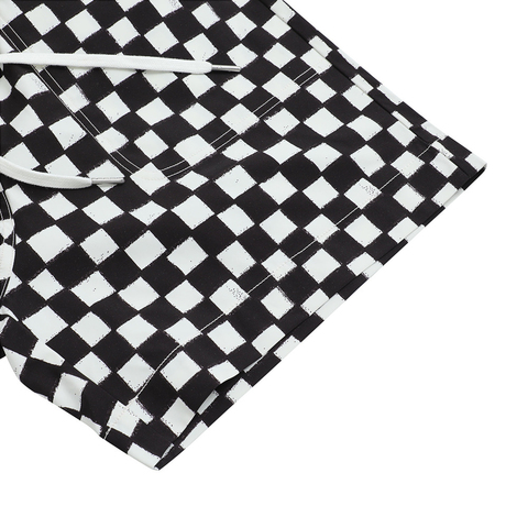 VANS范斯2025女子DOODLE CHECKER SHORTS梭织短裤VN000QF7FBA