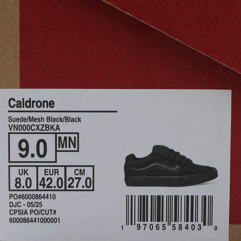 VANS范斯2025男子CaldroneCLVN000CXZBKA