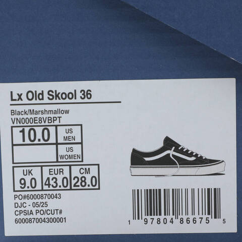 VANS范斯2025中性LX OLD SKOOLCLVN000E8VBPT