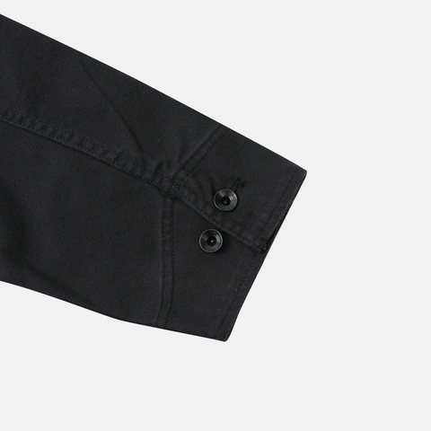 VANS范斯2025男子Drill Chore Canvas Jacket梭织连帽外套VN000KV1BLK