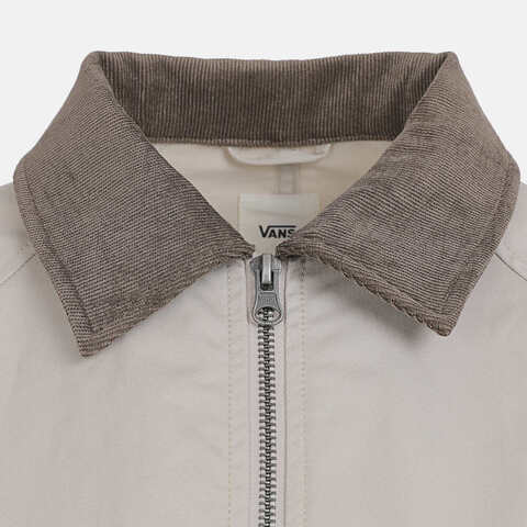 VANS范斯2025女子TWILL WORKWEAR JACKET梭织连帽外套VN000QKFEN9