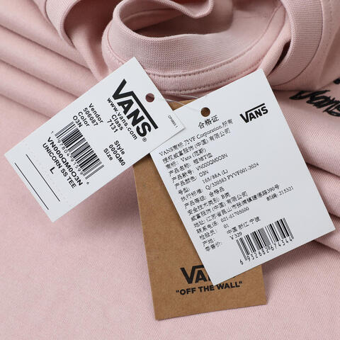 VANS范斯2025女子UNICORN SS TEE针织无领短TVN000QM0O3N