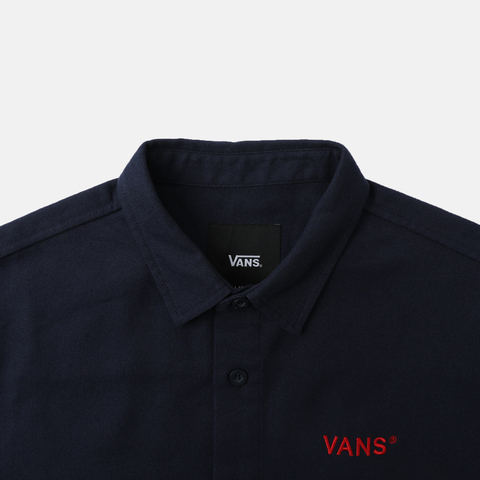 VANS范斯2025男子LS FLANNEL SHIRT梭织长袖衬衫VN000QKDJDU