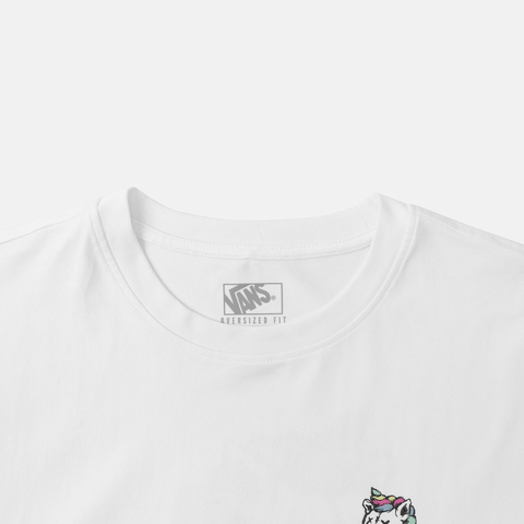 VANS范斯2025女子UNICORN SS TEE针织无领短TVN000QM0WHT