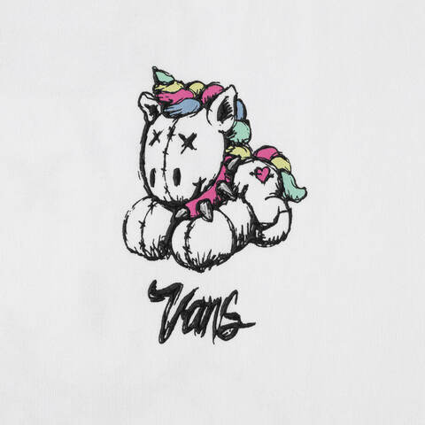VANS范斯2025女子UNICORN SS TEE针织无领短TVN000QM0WHT