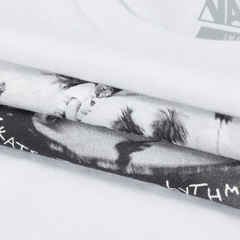 VANS范斯2025女子Rhythm Relaxed Crop ss针织无领短TVN000RCHWHT