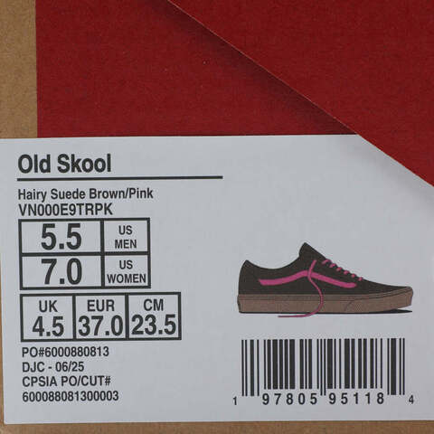 VANS范斯2025中性OLD SKOOLCLVN000E9TRPK