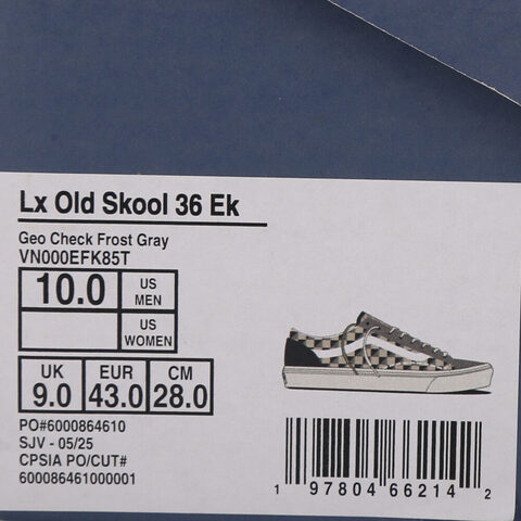 VANS范斯2025中性LX Old Skool 36 EKCLVN000EFK85T