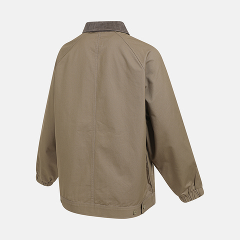 VANS范斯2025女子TWILL WORKWEAR JACKET梭织连帽外套VN000QKFEMF