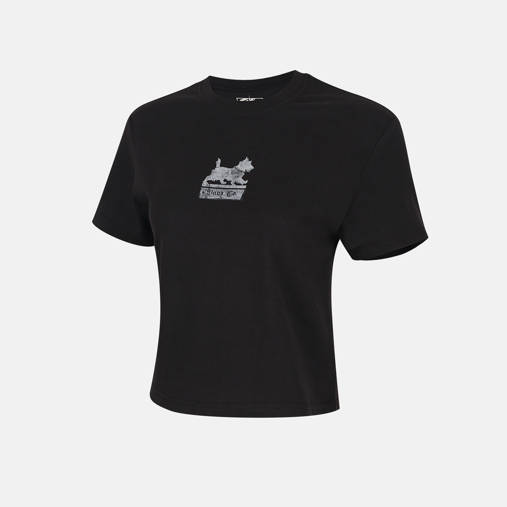 VANS范斯2025女子PUPPY GFX TEE针织无领短TVN000QJ7BLK