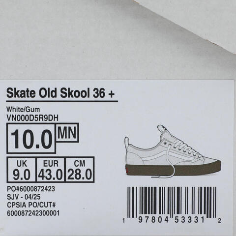 VANS范斯2025中性Skate Old Skool 36 +CLVN000D5R9DH