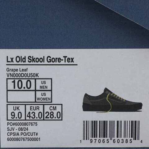 VANS范斯2025中性LX Old Skool Gore-TexCLVN000D0U50K
