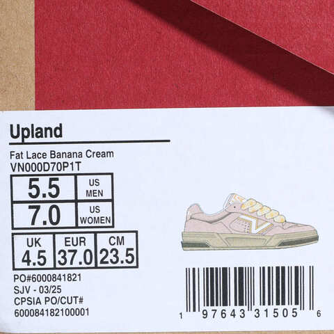 VANS范斯2025中性UplandCLVN000D70P1T