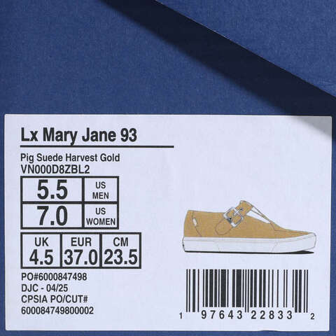 VANS范斯2025中性LX Mary Jane 93CLVN000D8ZBL2
