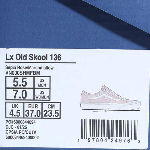 VANS范斯2025中性LX Old Skool 136CLVN000SHMFBM
