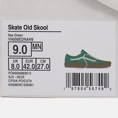 VANS范斯2025中性Skate Old SkoolCLVN000EDNAH9