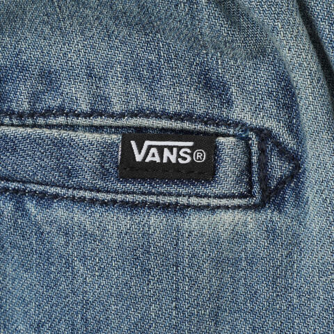 VANS范斯2025女子BAGGY CARGO JEANS梭织长裤VN000QQUFAI