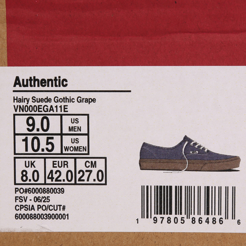 VANS范斯2025中性AuthenticCLVN000EGA11E