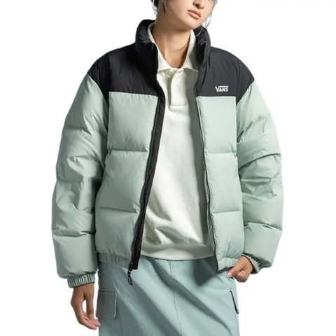 VANS范斯2025男子SHORT BLOCKING PUFFER厚羽绒服-短VN000P30ZRT