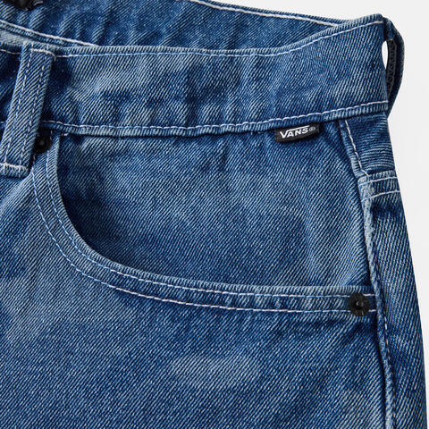 VANS范斯2025男子Check-5 Loose Camo Printed Denim Pant梭织长裤VN000PH8CDX