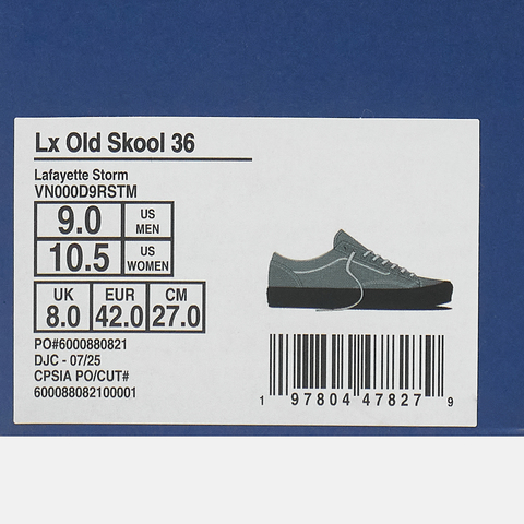 VANS范斯2025中性LX Old Skool 36CLVN000D9RSTM
