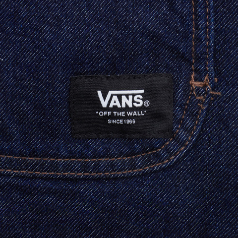 VANS范斯2025女子DENIM CHORE JACKET梭织连帽外套VN000RVECRF