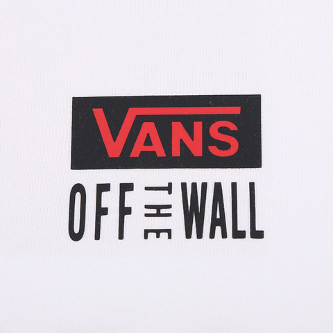 VANS范斯2025男子BOX LOGO TEE针织无领短TVN000QH7WHT