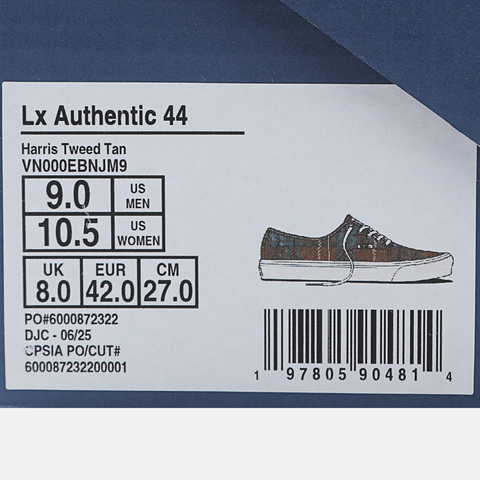 VANS范斯2025中性LX Authentic 44CLVN000EBNJM9