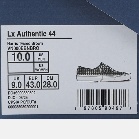 VANS范斯2025中性LX Authentic 44CLVN000EBNBRO