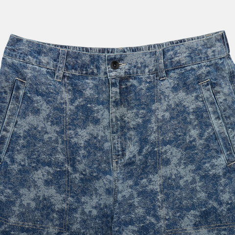 VANS范斯2025男子JACQUARD BAGGY JEANS梭织长裤VN000QNMFAH