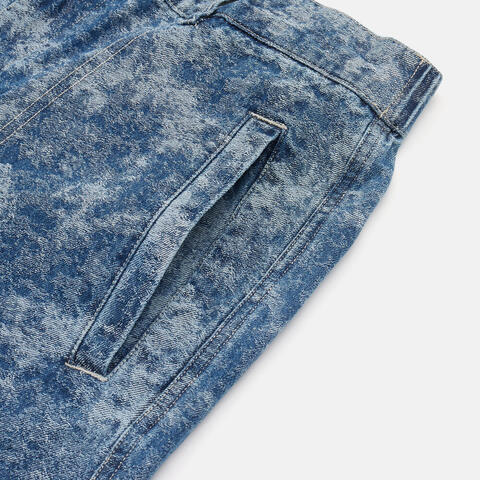 VANS范斯2025男子JACQUARD BAGGY JEANS梭织长裤VN000QNMFAH