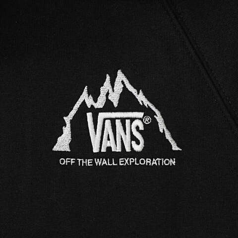 VANS范斯2025男子MTE Crestline Logo PO针织连帽卫衣VN000PJNBLK