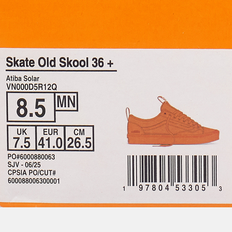 VANS范斯2025中性Skate Old Skool 36 +CLVN000D5R12Q