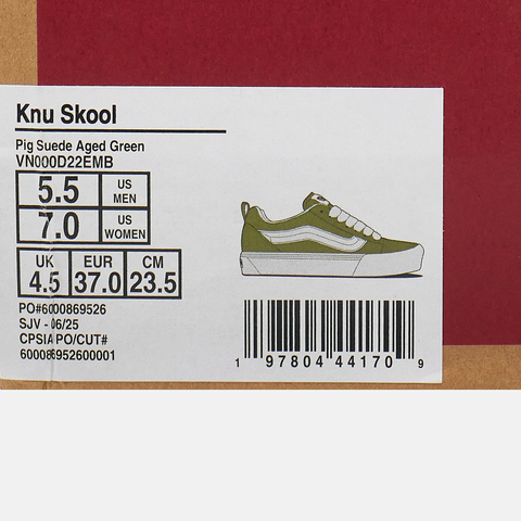 VANS范斯2025中性Knu SkoolCLVN000D22EMB