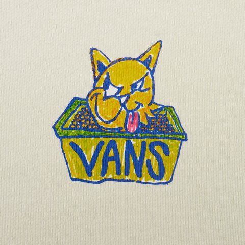 VANS范斯2025男子DODDLE CAT CREW针织无帽卫衣VN000QN5DJR