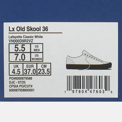VANS范斯2025中性LX Old Skool 36CLVN000D9R2VZ