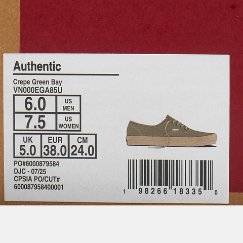 VANS范斯2025中性AuthenticCLVN000EGA85U