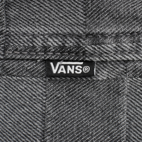 VANS范斯2025男子Hastings Checkerboard Denin LS Woven梭织长袖衬衫VN000P84EMV