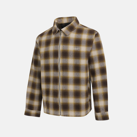 VANS范斯2025男子Crestmont Plaid Shacket梭织长袖衬衫VN000P7U2N1