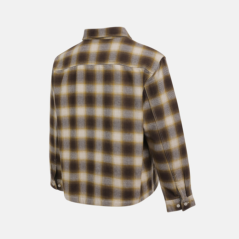 VANS范斯2025男子Crestmont Plaid Shacket梭织长袖衬衫VN000P7U2N1