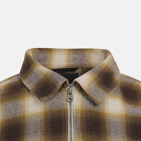 VANS范斯2025男子Crestmont Plaid Shacket梭织长袖衬衫VN000P7U2N1