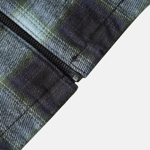 VANS范斯2025男子Crestmont Plaid Shacket梭织长袖衬衫VN000P7UJDU