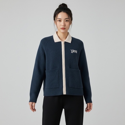 VANS范斯2025女子APPLE CARDIGAN毛线开衫VN000QT2JDU