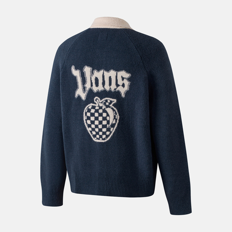 VANS范斯2025女子APPLE CARDIGAN毛线开衫VN000QT2JDU